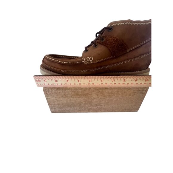 Twisted X Mens Moc Toe Leather Boots Size 8W Brown With Comfort Insole - Picture 8 of 8